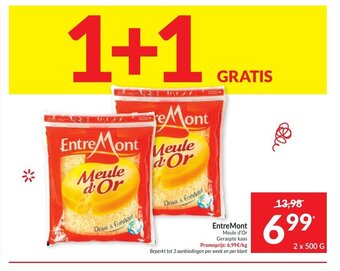 Intermarché EntreMont 2 x 500g aanbieding