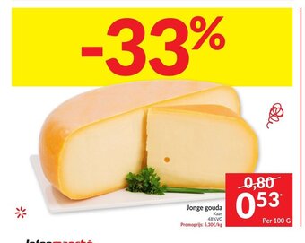 Intermarché Jonge Gouda 100g aanbieding