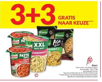 Intermarché Knorr Pasta Snack, Asian Noodles, Verschillende per pak aanbieding