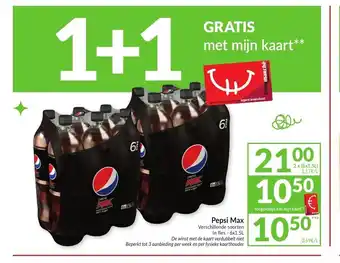 Pepsi Max 2 x (6x1,5L)