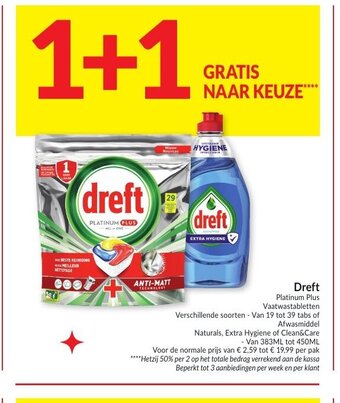 Intermarché Dreft per pak aanbieding