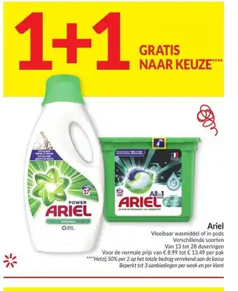 Intermarché Ariel per pak aanbieding