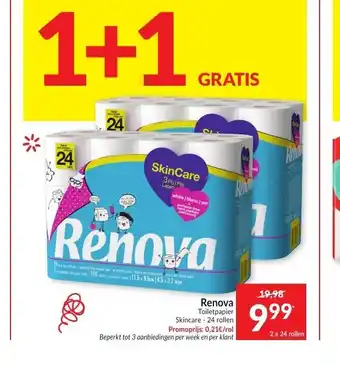 Intermarché Renova 2 x 24 rollen aanbieding