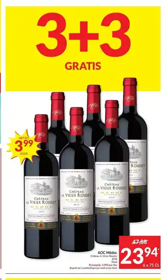 Intermarché AOC Medoc 6 x 75cl aanbieding