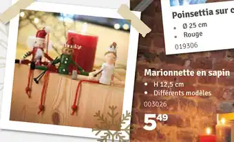 Mr Bricolage Marionnette en sapin aanbieding
