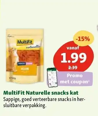 Maxi Zoo MultiFit Naturelle snacks kat aanbieding