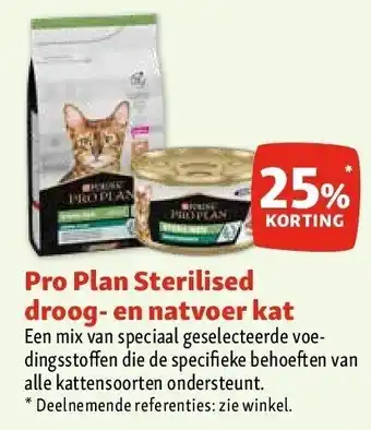 Maxi Zoo Pro Plan Sterilised droog- en natvoer kat aanbieding