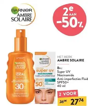 Di AMBRE SOLAIRE aanbieding