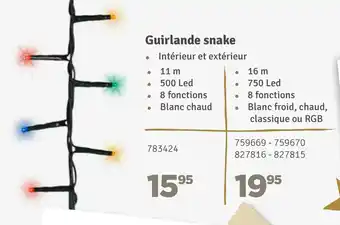 Mr Bricolage Guirlande snake aanbieding