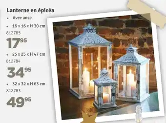 Lantern en epicea