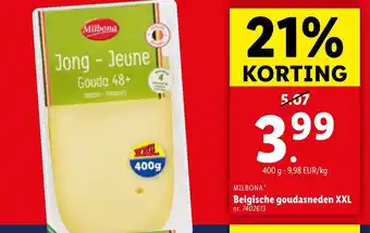 Lidl Milbona Belgische goudasneden XXL 400g nr. 7402613 aanbieding