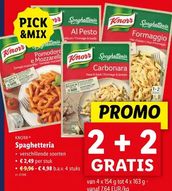 Lidl Knorr Spaghetteria nr.01386 aanbieding