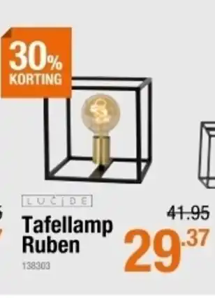 Cevo Tafellamp Ruben aanbieding