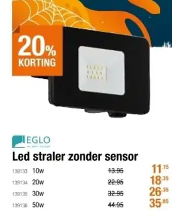 Cevo Led straler zonder sensor aanbieding