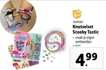 Lidl DURABO Knutselset Scooby Tastic nr.463167 aanbieding