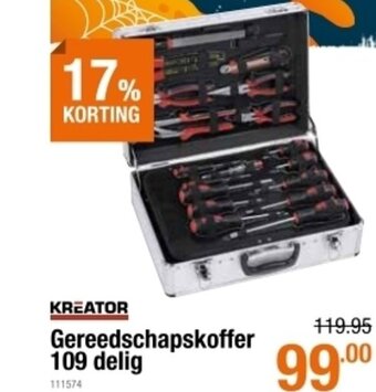 Gereedschapskoffer 109 delig