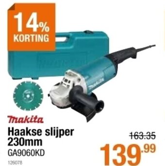 Cevo Haakse slijper 230mm aanbieding