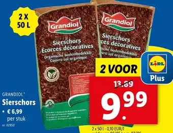 Lidl Grandiol Sierschors 2 x 50L nr. 02950 aanbieding