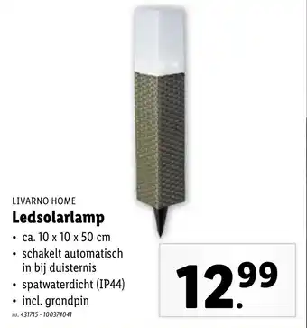 Lidl LIVARNO HOME Ledsolarlamp nr. 431715 - 100374041 aanbieding