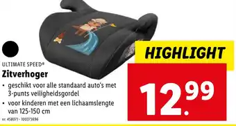 Lidl ULTIMATE SPEED Zitverhoger nr. 458071 - 100373696 aanbieding