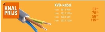 Cevo XVB-kabel aanbieding