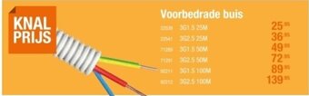 Cevo Voorbedrade buis aanbieding