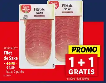 Lidl Saint Alby Filet de saxe 2 x 100g nr. 09330 aanbieding