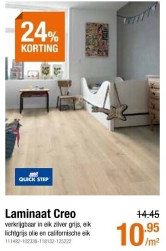 Cevo Laminaat Creo aanbieding