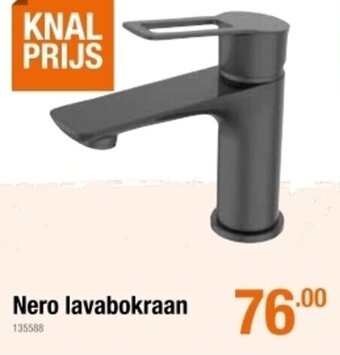 Cevo Nero lavabokraan aanbieding