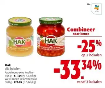Colruyt Hak alle bokalen Appelmoes extra kwaliteit aanbieding