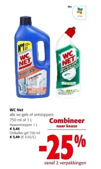 Colruyt WC Net alle wc-gels of ontstoppers 750 ml of 1 L aanbieding