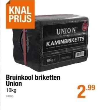 Bruinkool briketten Union