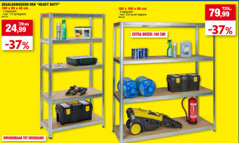 Gegalvaniseerd Rek "Heavy Duty"