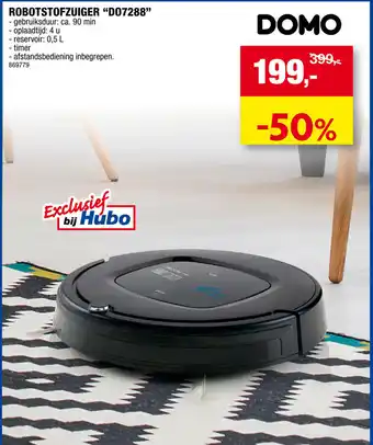 Hubo Robotstofzuiger "DO7288" aanbieding