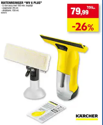 Hubo Ruitenreiniger "WV 6 Pkus" aanbieding