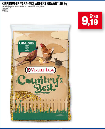 Hubo Kippenvoer "Gra-Mix Ardens graan" 20kg aanbieding