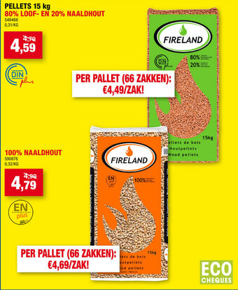 Hubo Pellets 15kg aanbieding