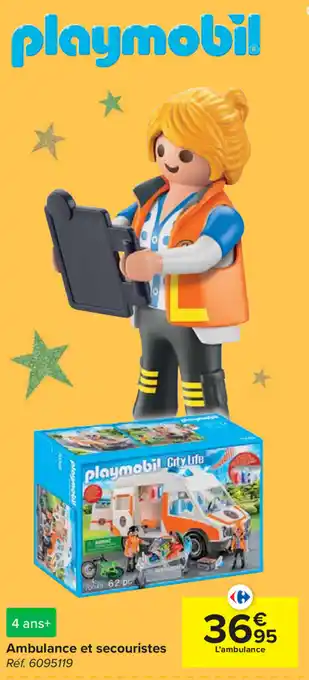 Carrefour Ambulance et secouristes aanbieding