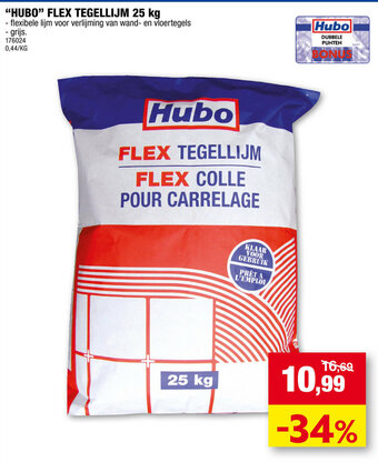 Hubo "Hubo" Flex Tegellijm 25kg aanbieding