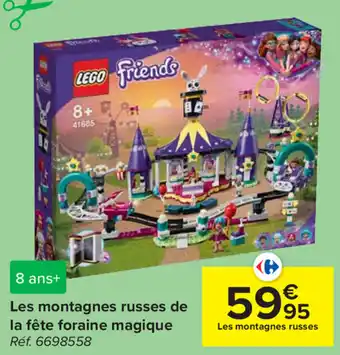 Carrefour Les montagnes russes de la fete foraine magique aanbieding