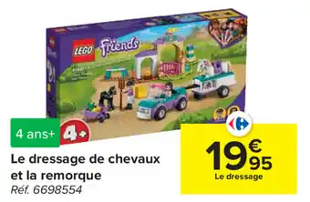 Carrefour Le dressage de chevaux et la remorque aanbieding