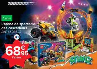 Carrefour L'arene de spectacle des cascadeurs aanbieding