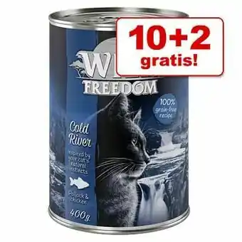 Zooplus 10 + 2 gratis! Wild Freedom Adult 12 x 200 / 400 g - Gemengd Pakket (12 x 400 g) aanbieding