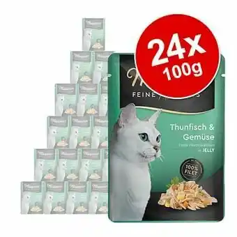 Zooplus 24x100g Fijne Filets Tonijn in Kreeft Gelei Miamor Kattenvoer aanbieding