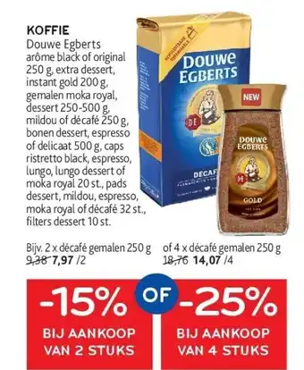 Alvo KOFFIE Douwe Egberts aanbieding