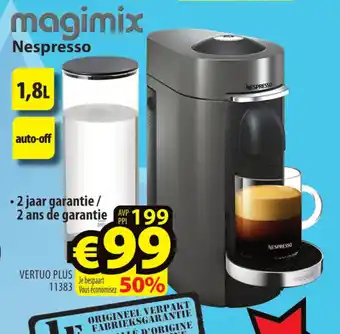 ElectroStock Magimix Nespresso aanbieding