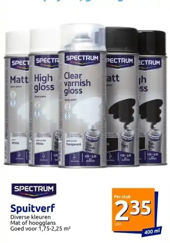 Action Spuitverf 400 ml aanbieding