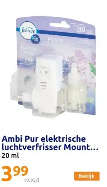 Action Ambi Pur elektrische luchtverfrisser Mount Fuji Breeze aanbieding