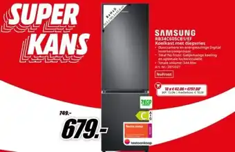 MediaMarkt SAMSUNG RB34C605CB1/EF Koelkast met diepvries aanbieding