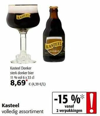 Colruyt Kasteel donker sterk donker bier aanbieding